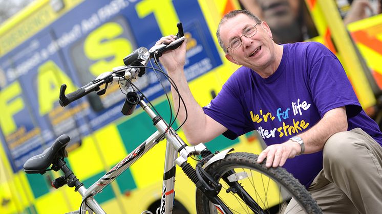 ​Former paramedic takes to his bike for stroke