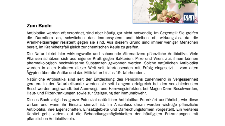 Waschzettel Grüne Antibiotika