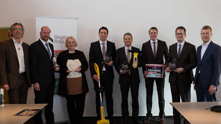 Gewinner des Wettbewerbs Baumarktprodukte des Jahres 2015/16 