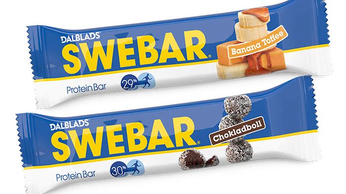 Med 30% protein per bar (55 g) och oemotståndlig smak är Dalblads nya smaker den perfekta belöningen efter ett träningspass eller som ett mellanmål. 