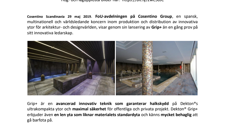  Dekton® Grip+:  Innovation, säkerhet och en slät yta för de mest krävande golven