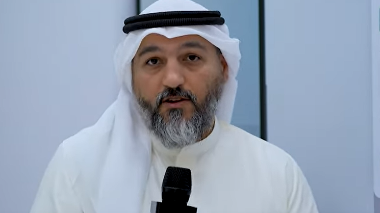 Ali Abulhasan looks calm and cool during the interview