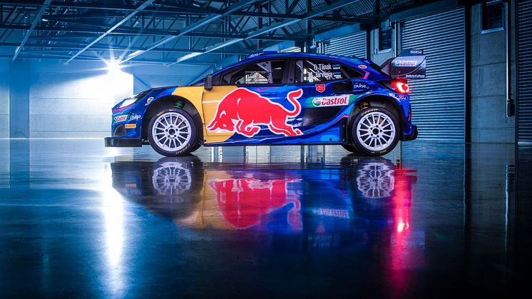 Az M-Sport Ford World Rally Team bemutatja versenyautói 2023-as fényezését
