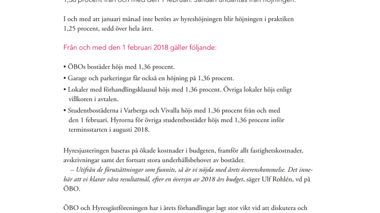 Hyran för 2018 är klar