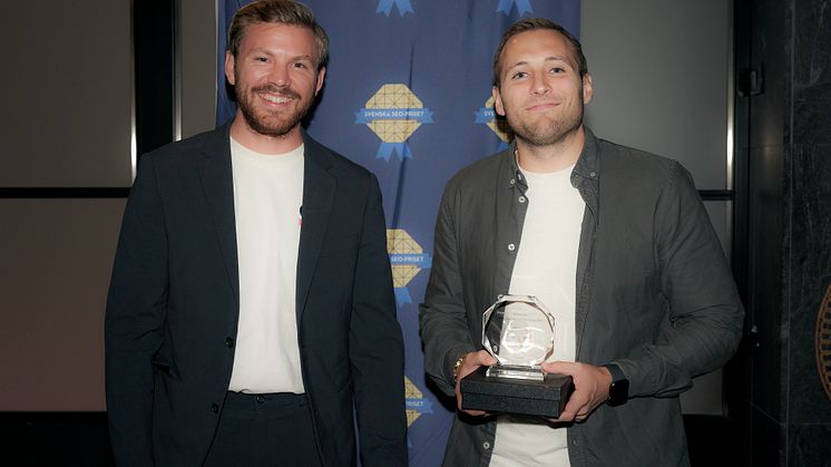 Marcus Sätherström, Head of SEO and Povel Arwidson, SEO & Content Specialist at Sambla Group.