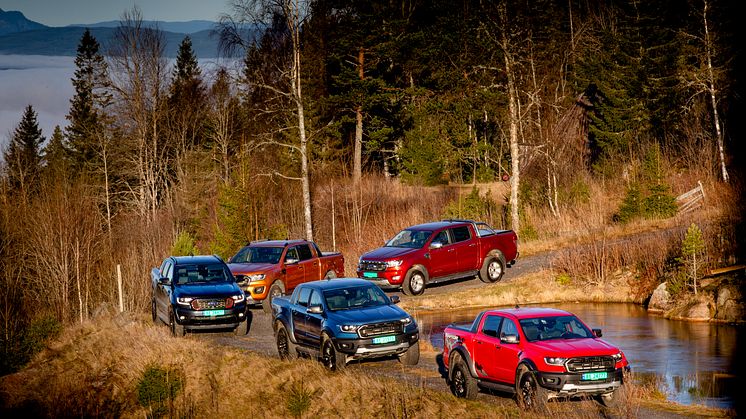 Ford Ranger Mest solgte pickup 2020