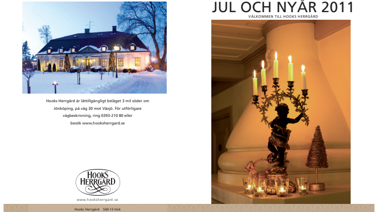 Julfirande i herrgårdsmiljö