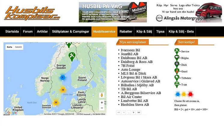En stor andel husbilsägare ställer på bilen mars-april. Många servar även husbilen denna period.