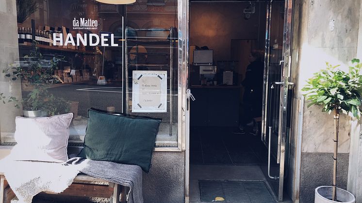 Butiken på Kristinelundsgatan är da Matteos andra butik i konceptet ”da Matteo Handel”