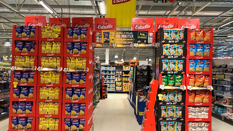 Matchdax = Snacksdax! Estrella laddar för fotbolls-VM