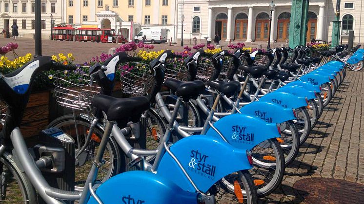 Cykelpool i Göteborg. Foto: Tove Lund