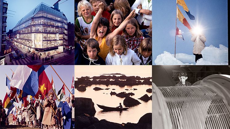 Genom digitalisering gör Nordiska museet sina omfattande bild- och arkivsamlingar mer tillgängliga – och intresset växer, med fler digitala besök än någonsin. Foto: Berndt Klyvare (nederst till höger) och Tore Johnson, Nordiska museet.