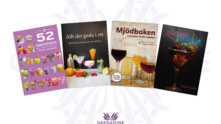 Vinnande böcker i Gourmand Sverige 2023, Grenadine Bokförlag