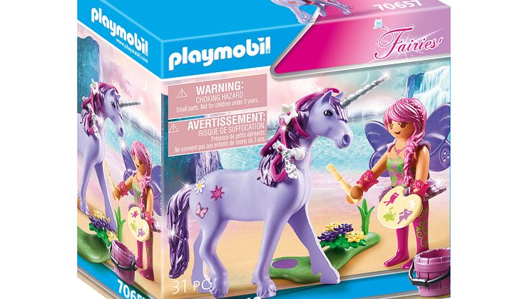 Einhorn mit Schmück-Fee (70657) von PLAYMOBIL