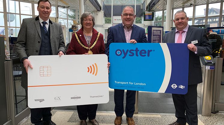 Contactless and Oyster comes to Hertford North