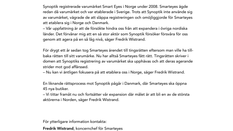 Smarteyes vann optikstriden – satsar på att bli störst