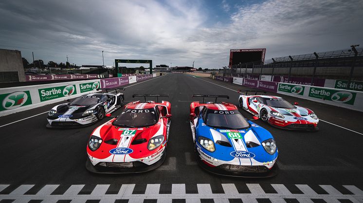 Ford klar til at ræse om kap i historisk Le Mans-løb