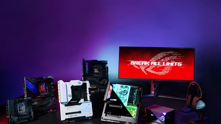 ASUS ROG reveals new Intel Z690 Motherboards, Power Supplies, Monitors and Gaming Gear