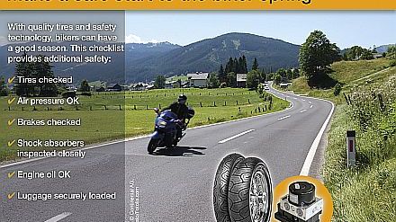 With high tech and feeling, Continental bikers can ride safely through the spring