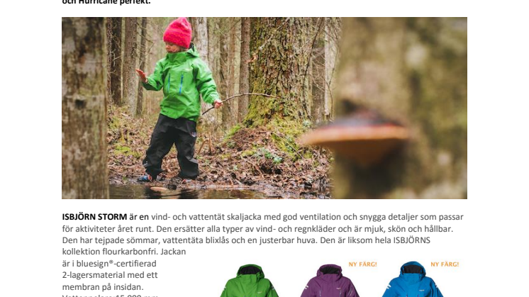 VÅRNYHETER: Skaljackor och byxor för en blöt vår