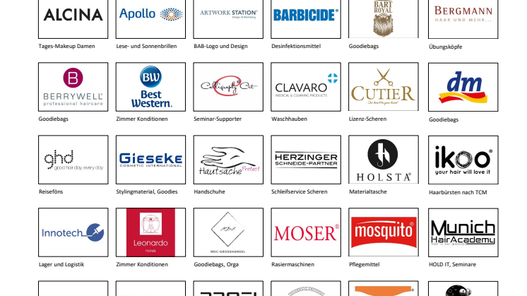 Supporter der Barber Angels - Stand Juli 2019