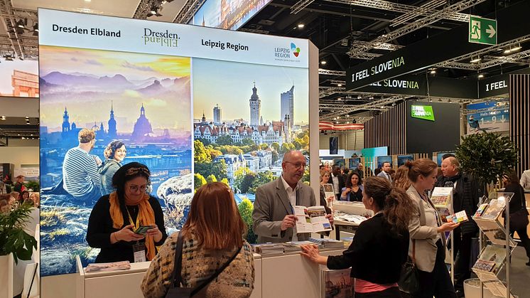 Internationale Tourismusbörse Berlin 2024 - Stand der LEIPZIG REGION