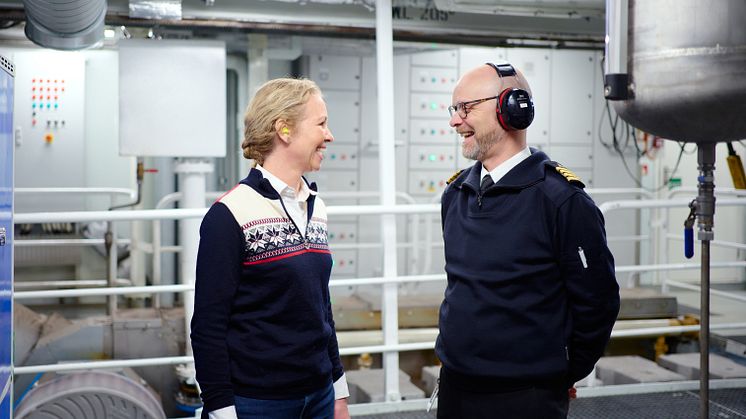 Hedda Felin på MS Richard With