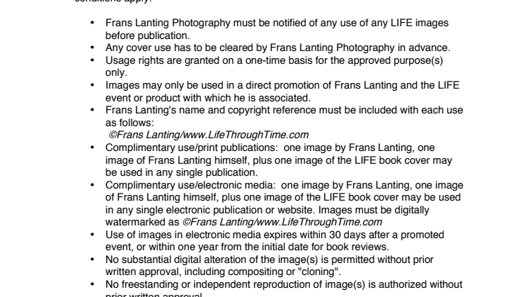 LIFE PR photo use