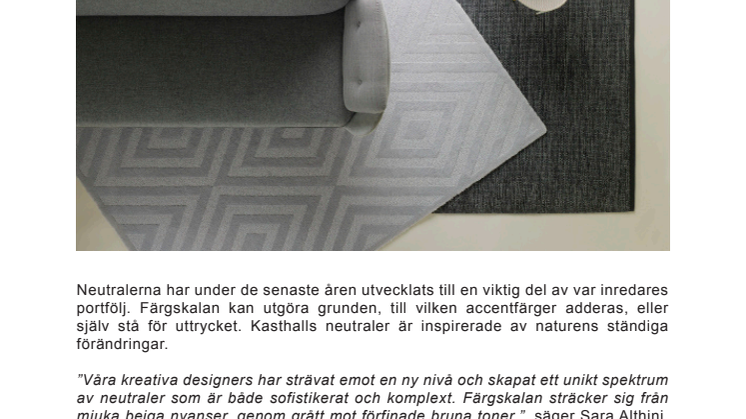 VÅRENS NYHET FRÅN KASTHALL