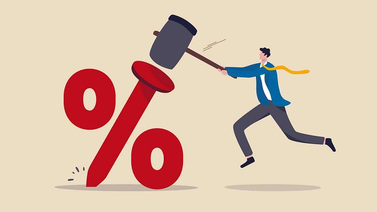 Sjunkande snittränta hos bankerna under september