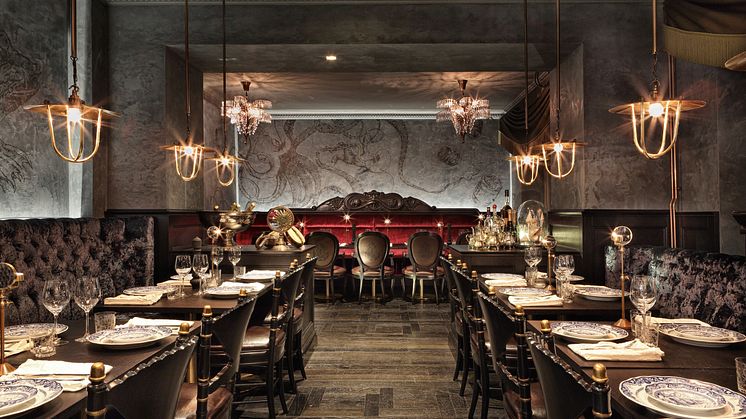 Dining room at Gotthard's Krog, Umeå, by Stylt Trampoli
