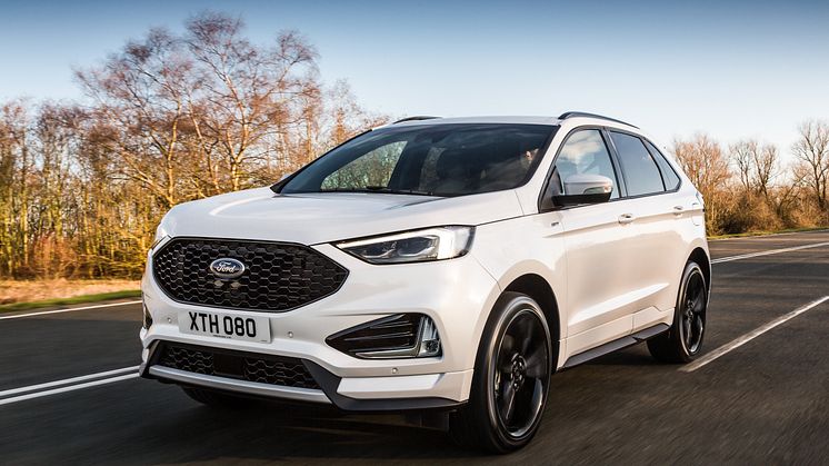 NY STOR-SUV:  Nye Ford Edge ble idag presentert for det europeiske markedet. Den er allerede blitt utnevnt til den mest teknologiske avanserte SUVen fra Ford noensinne. 