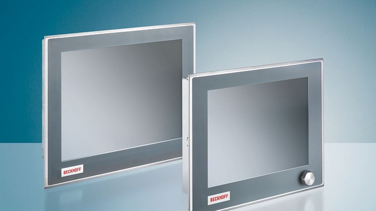 Panel-PCs och displayer i rostfritt stål från Beckhoff