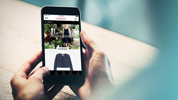 byBrick Interface har varit med och utvecklat Lindex nya app, som på mindre än en vecka leder topplistan på AppStore.
