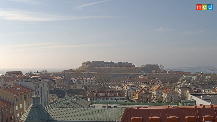 Bedårande vy från Varbergs Stadshotell & Asia SPA
