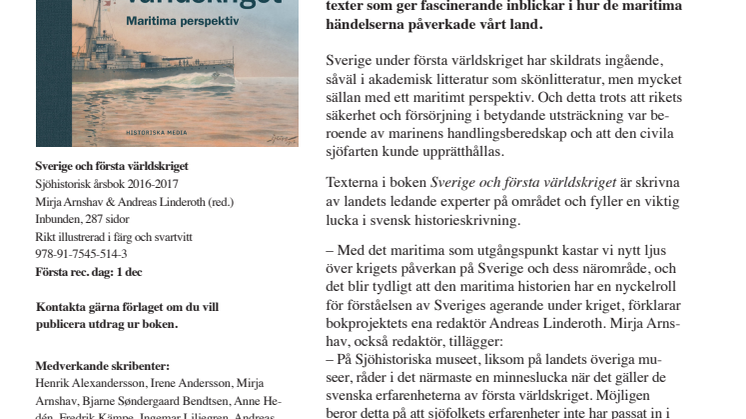Ny bok fyller en viktig lucka  i svensk historieskrivning 