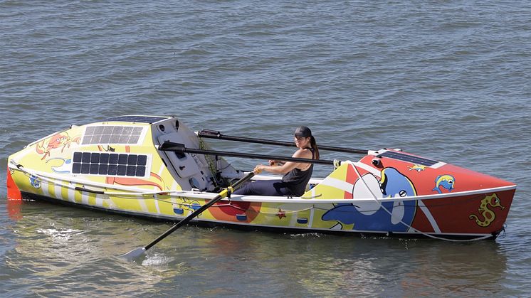 Ocean rower Lia Ditton. Photo credit: Dylan Reeves