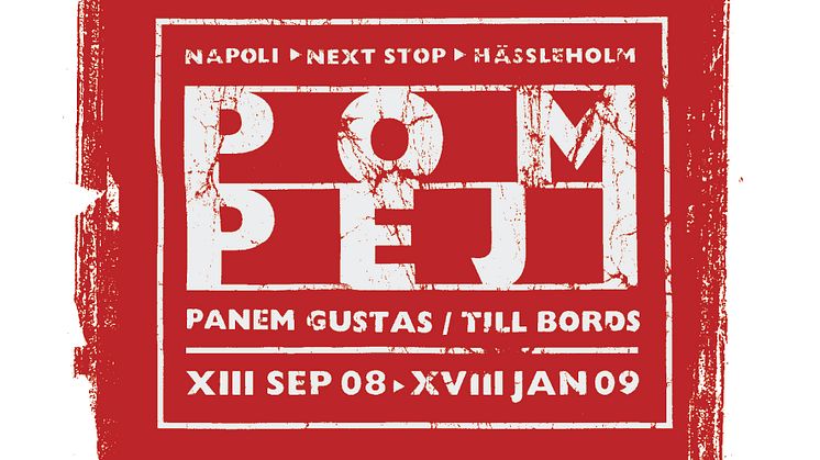 Inbjudan till pressvisning av Pompeis Panem Gustas / Pompeji till bords