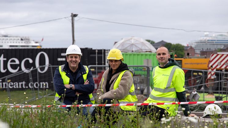 Jerry Hughes, Tracey Emin and Harry Weller
