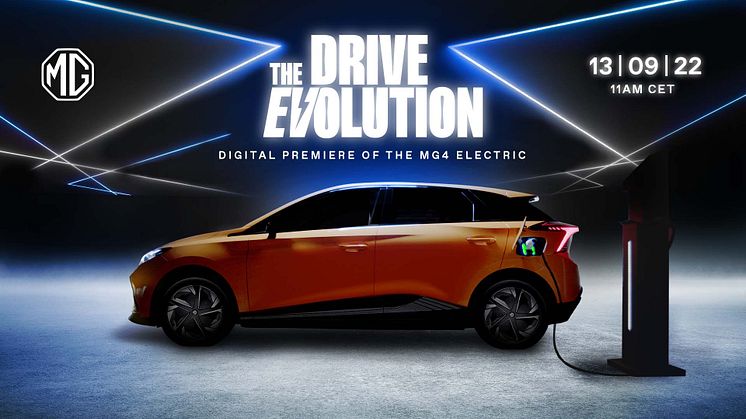 The Drive EVolution | Digital premiere på helt nye MG4 Electric | 13. september | 11:00 – 11:30 