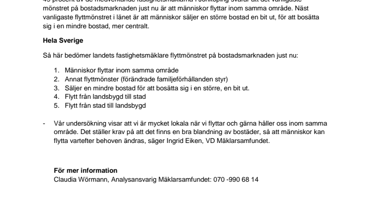 Flyttmönstret i Jönköping