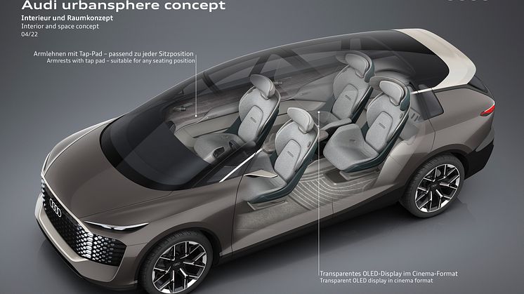 Audi urbansphere concept - illustration