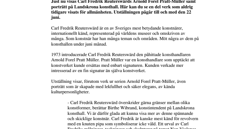 Signaturer blev konstverk