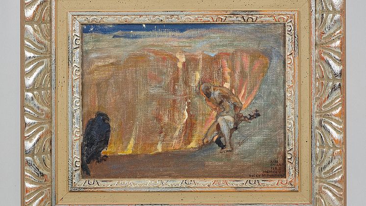 Kedjad man och örn (legenden om Prometheus) av Akseli Gallen-Kallela