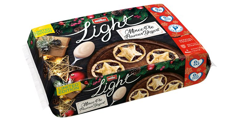 Müllerlight Mince Pie Flavour Yogurt