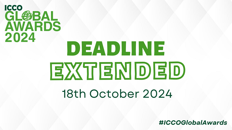 2024 ICCO Global Awards Extends Late Entry Deadline to October 18th: Last Chance to Submit
