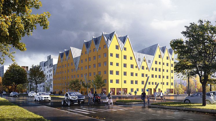ByggVesta tar första spadtaget för 132 nya lägenheter i Uppsala