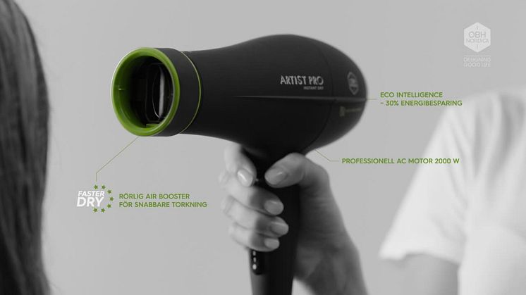 Artist Pro Instant Dry AC Hair Dryer 