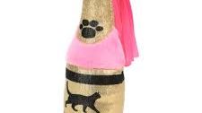AniOne Celebration Cat Champagner Flasche