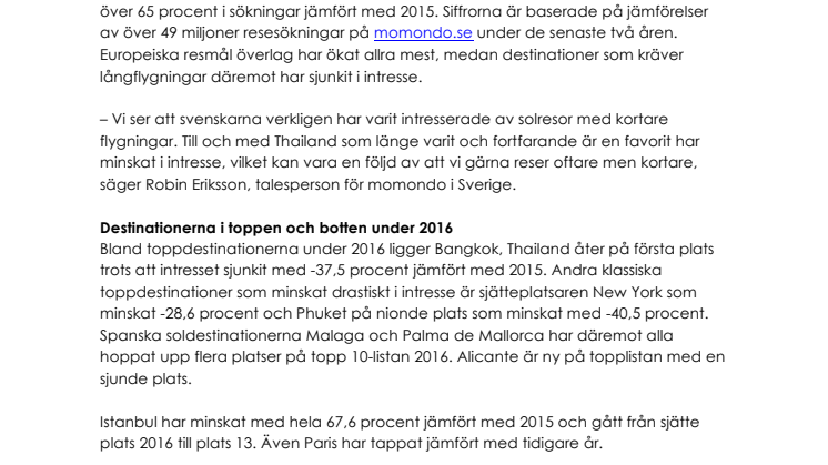 2016 blev Europaresornas år